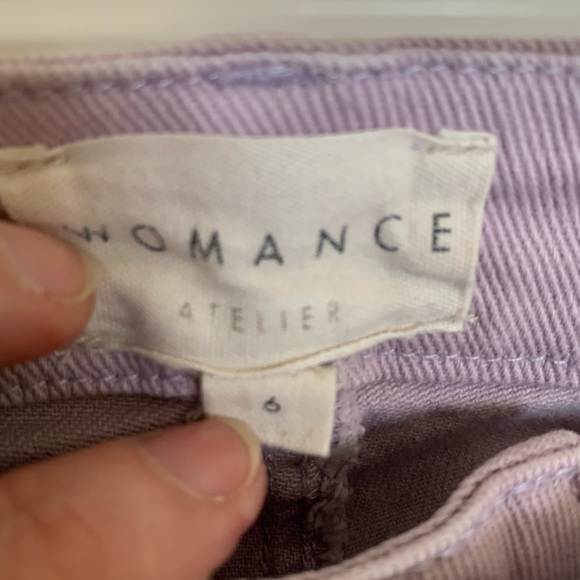 Womance purple jeans size 6 - Picture 2 of 2